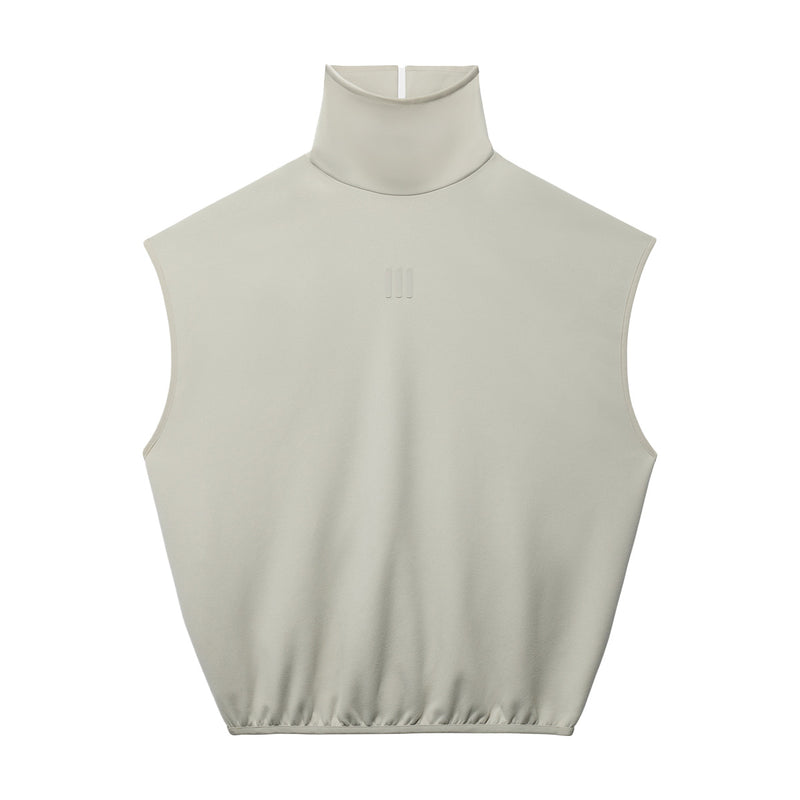 + Fear Of God Athletics Suede Fleece Sleeveless Mock Neck Tee 'Sesame'