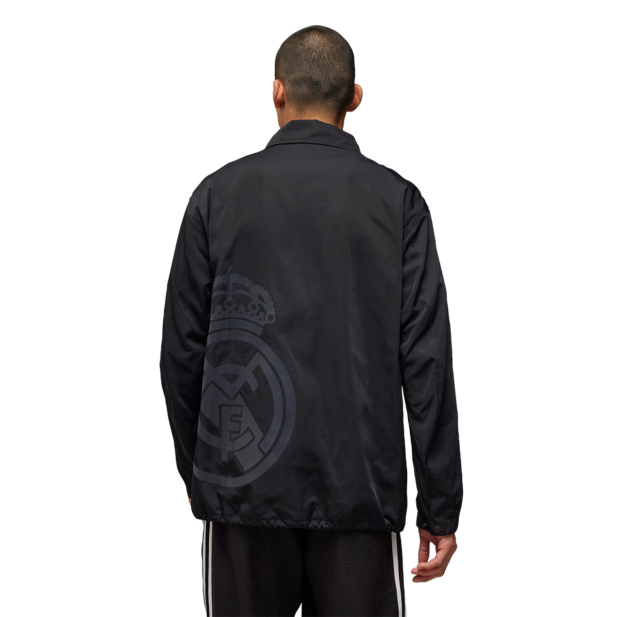 + Real Madrid Travel Coach Jacket 'Black'