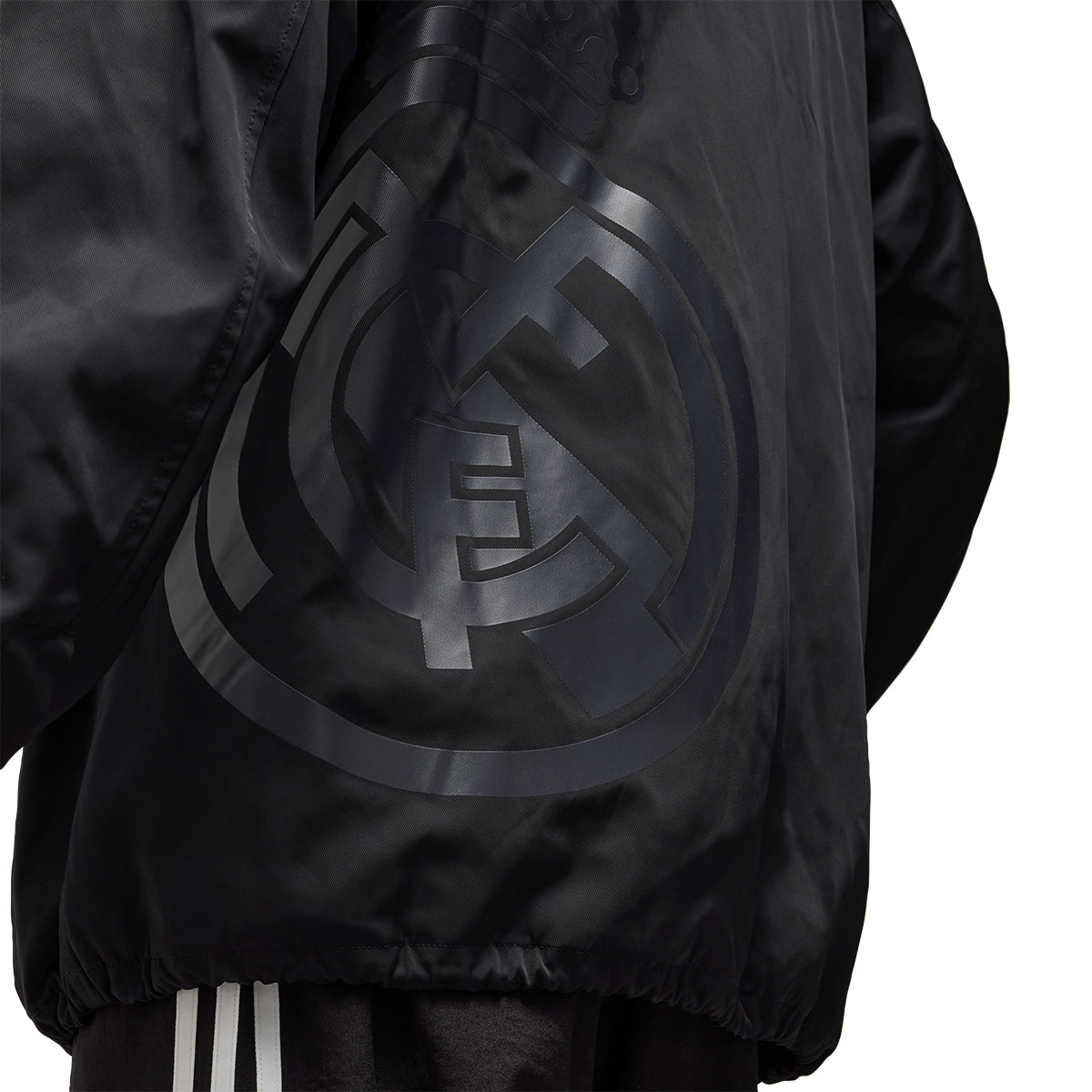 + Real Madrid Travel Coach Jacket 'Black'