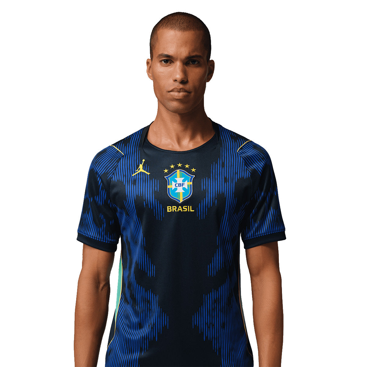 + Brasil Futebol Brasil 2026 Stadium Away Dri-FIT Football Replica Shirt 'Old Royal Black'