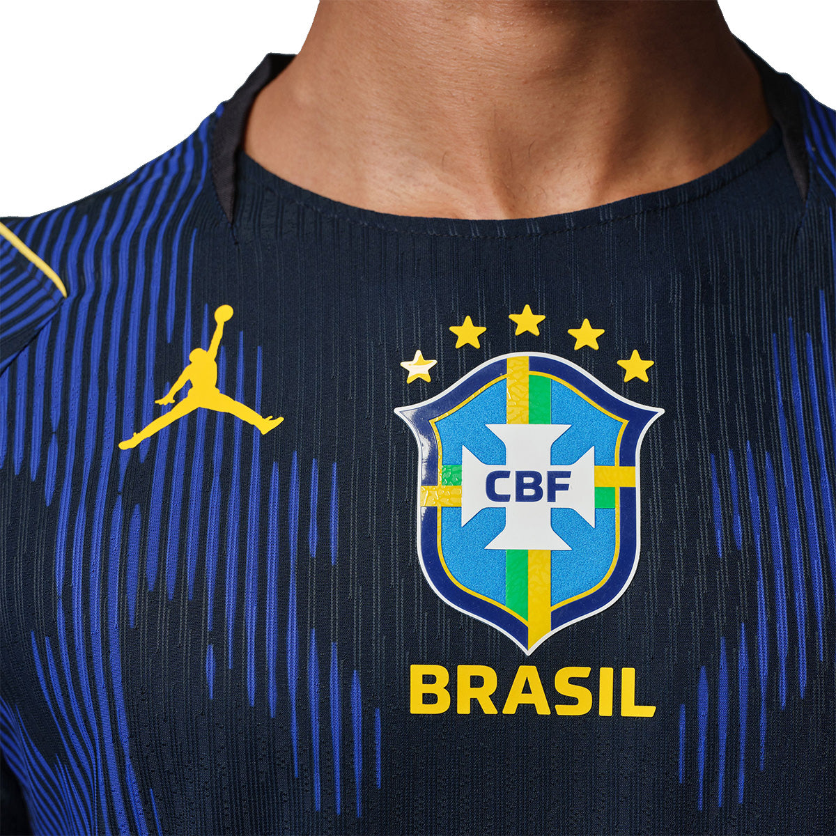 + Brasil Futebol 2026 Stadium Away Aero-FIT Football Replica Shirt 'Old Royal Black'