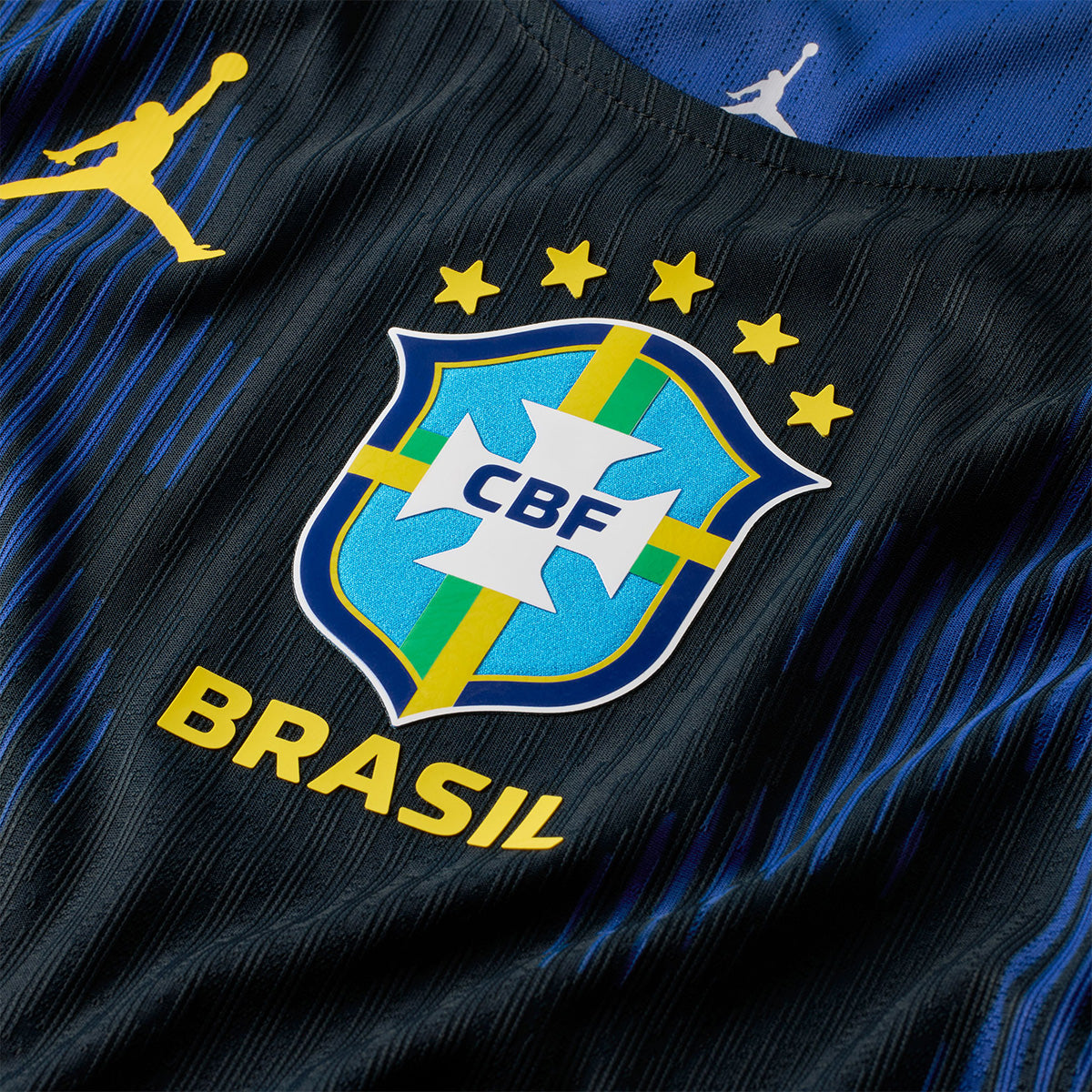 + Brasil Futebol 2026 Stadium Away Aero-FIT Football Replica Shirt 'Old Royal Black'
