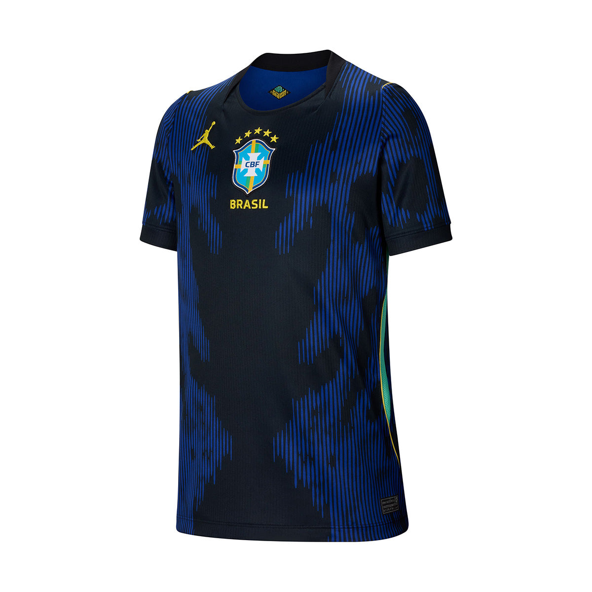 + Brasil Futebol Kids Brasil 2026 Stadium Away Dri-FIT Football Replica Shirt 'Old Royal Black'