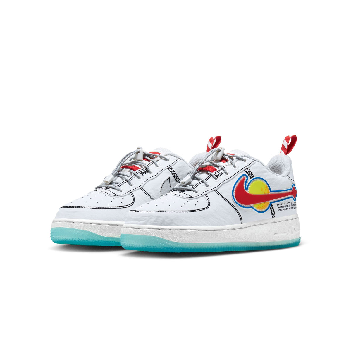 + LEGO Kids Air Force 1 Low LV8 'Sail'