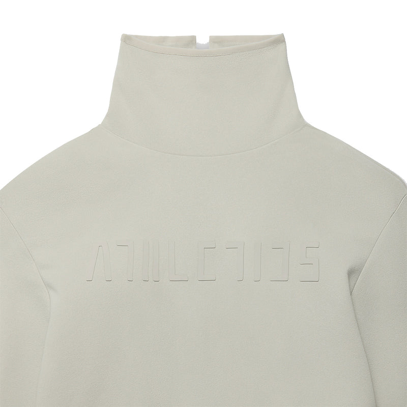 + Fear Of God Athletics Suede Fleece Mock Neck Sweatshirt 'Sesame'