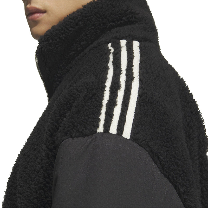 + Шлепанцы тапки adidas adilette shower SFTM-003 Fleece Sweatshirt 'Black'
