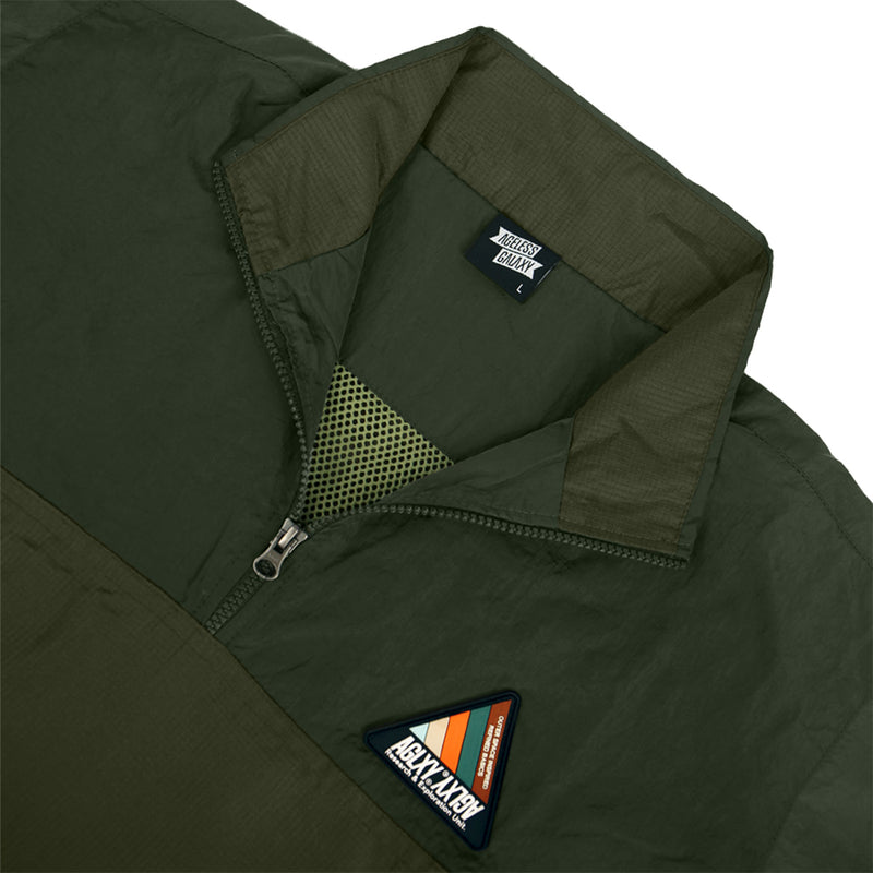 R&E Unit 018 Half Zip Jacket 'Olive'