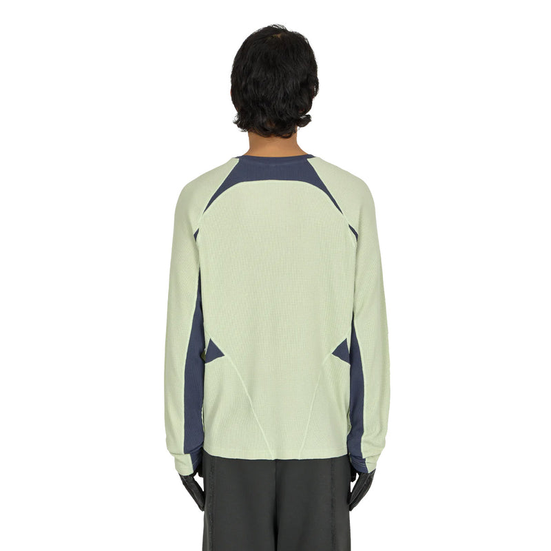 Waffle Facet Longsleeve 'Green Slate'