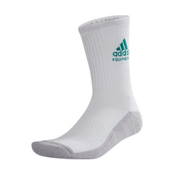 Equipment Sock 2-Pack 'White Medium Grey Heather'