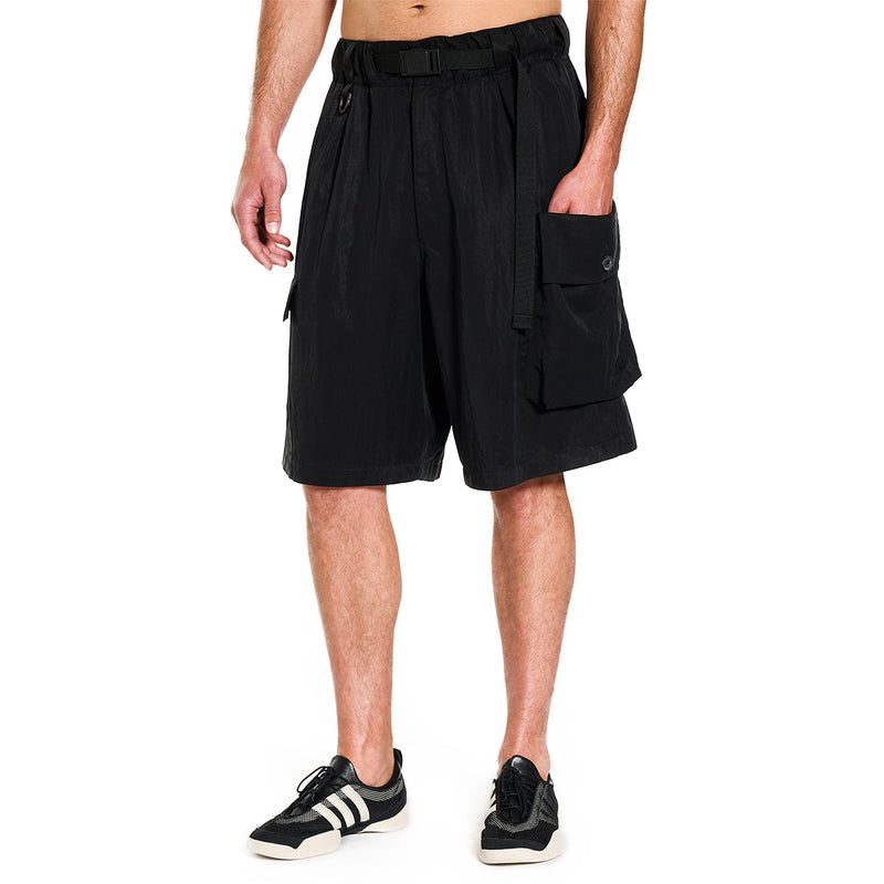 Washed Twill Shorts 'Black'