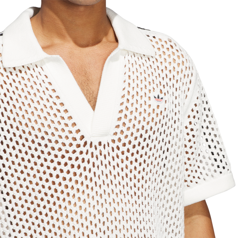 + CLOT Crochet Polo Shirt 'White'