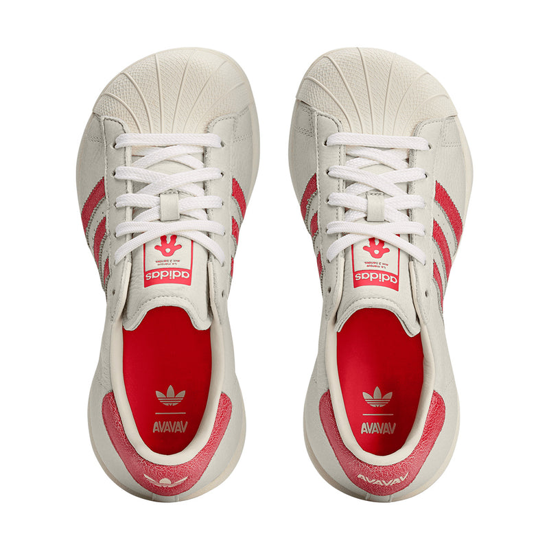 + Avavav Superstar Modified 'Crystal White Red'