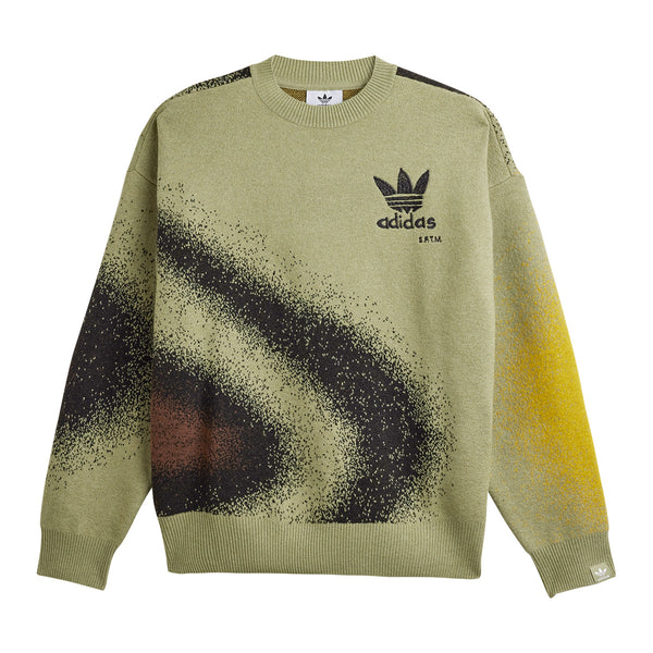 + Song For The Mute SFTM-004 Knit Sweatshirt 'Tent Green'