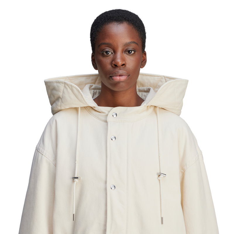 + Wales Bonner Coach Coat 'Wonder White'