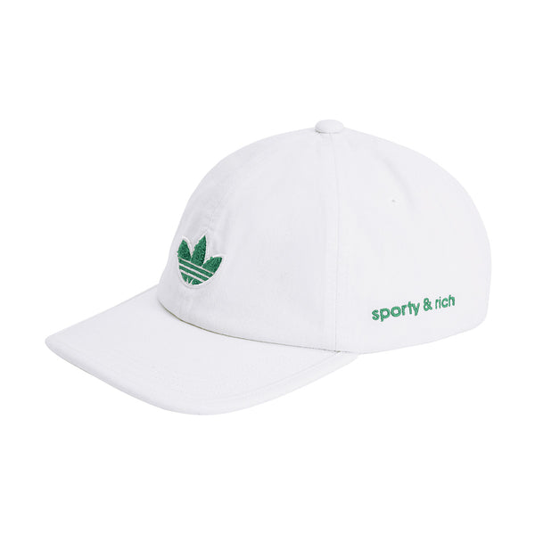 + Sporty & Rich Cap 'Chalk White Green'