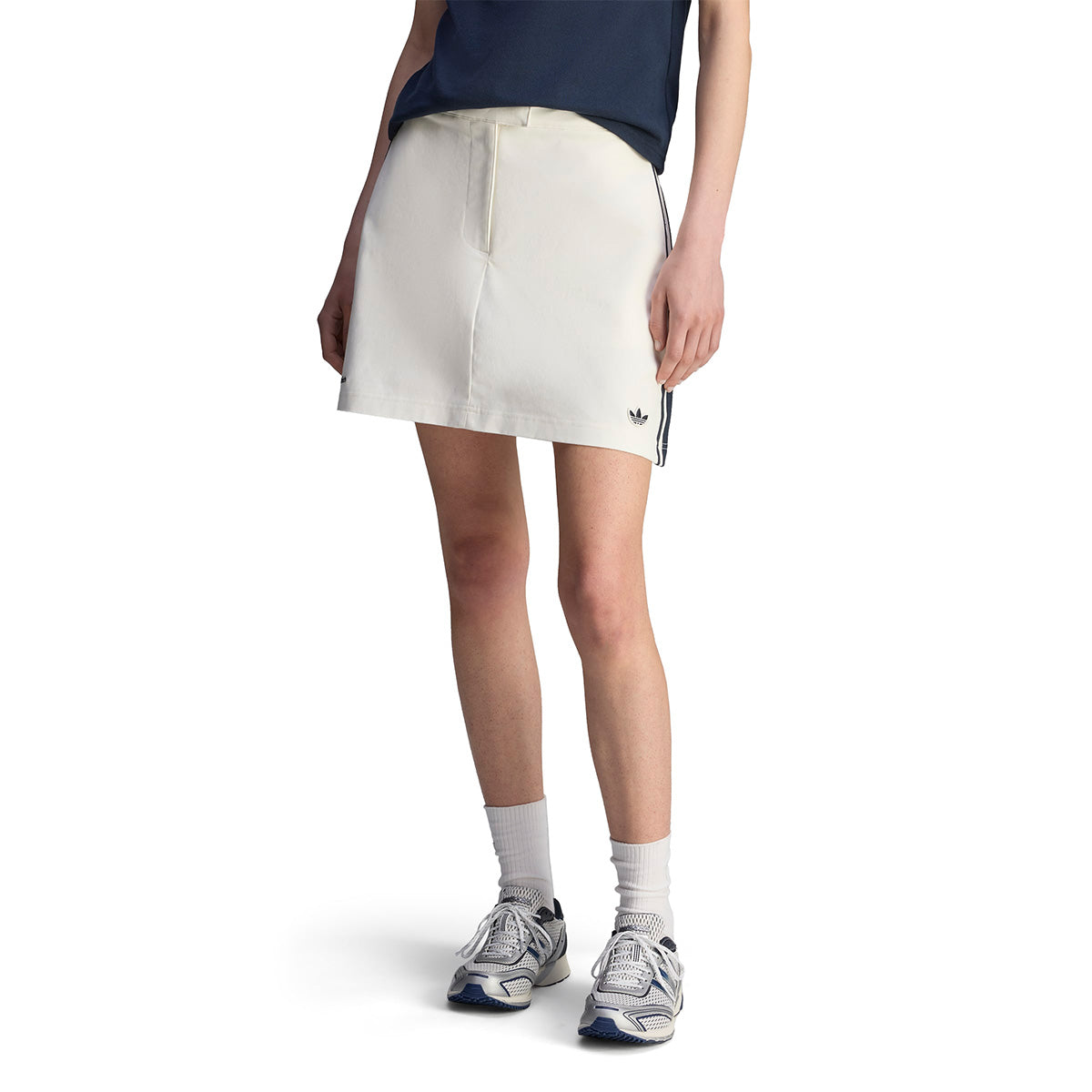 + Sporty & Rich Skort 'Core White Night Navy'