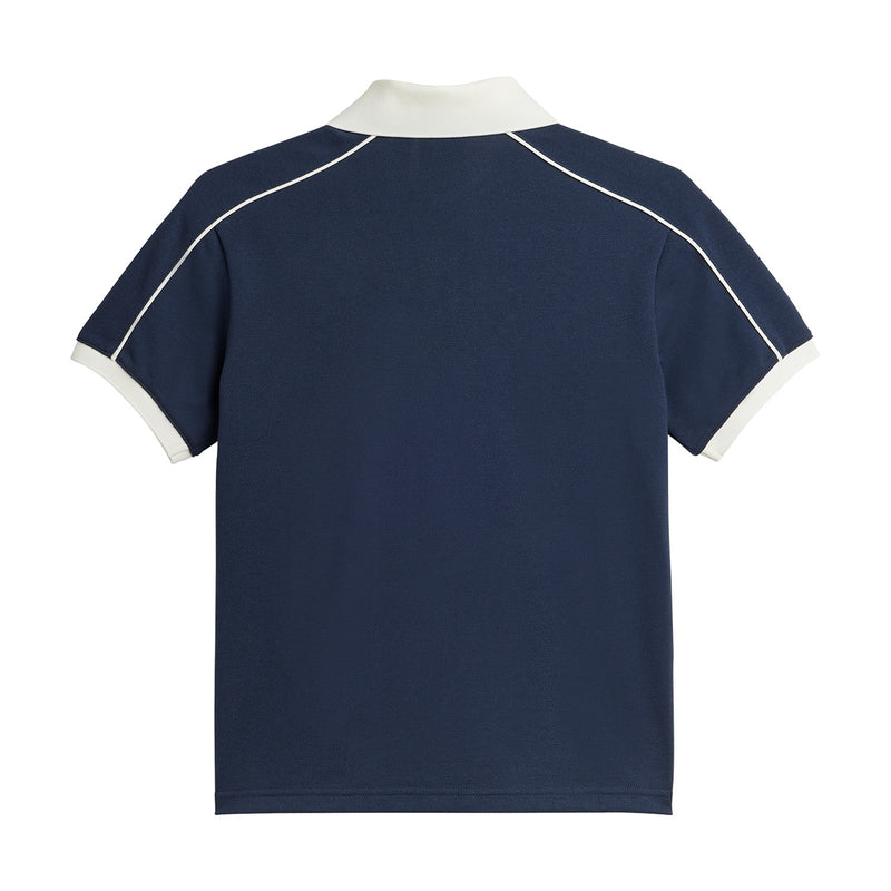 + Sporty & Rich Polo Tee 'Night Navy'