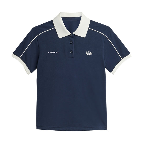+ Sporty & Rich Polo Tee 'Night Navy'