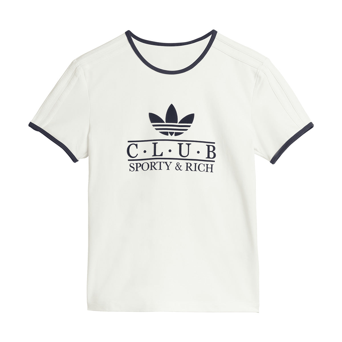 adidas Originals + Sporty & Rich Wmns Tee 'Core White Night