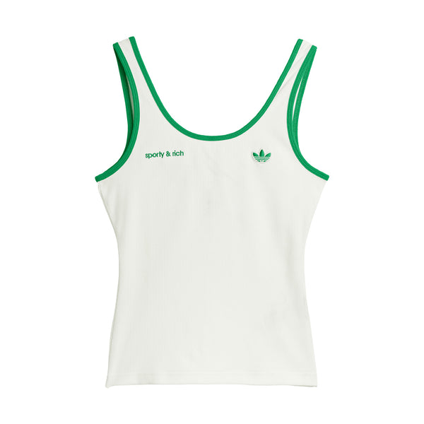 + Sporty & Rich Tank Top 'Off White Green'