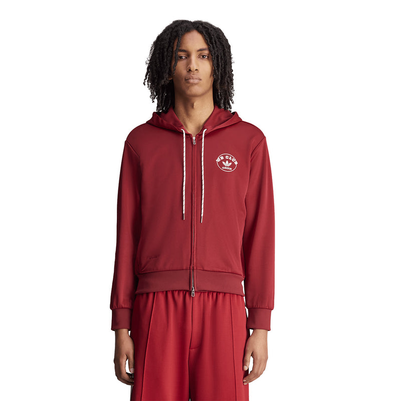+ Wales Bonner Track Hoodie 'Red Collegiate Burgundy'
