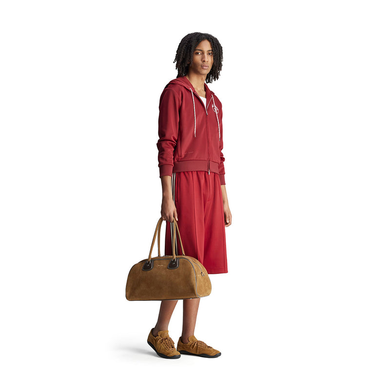 + Wales Bonner Track Hoodie 'Red Collegiate Burgundy'