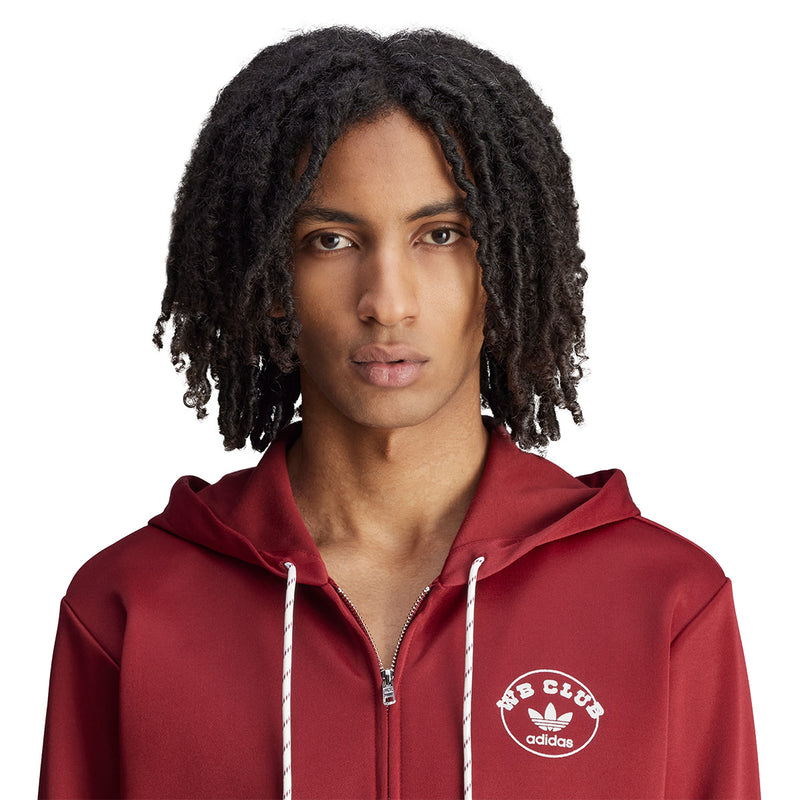 + Wales Bonner Track Hoodie 'Red Collegiate Burgundy'