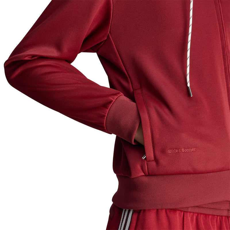 + Wales Bonner Track Hoodie 'Red Collegiate Burgundy'