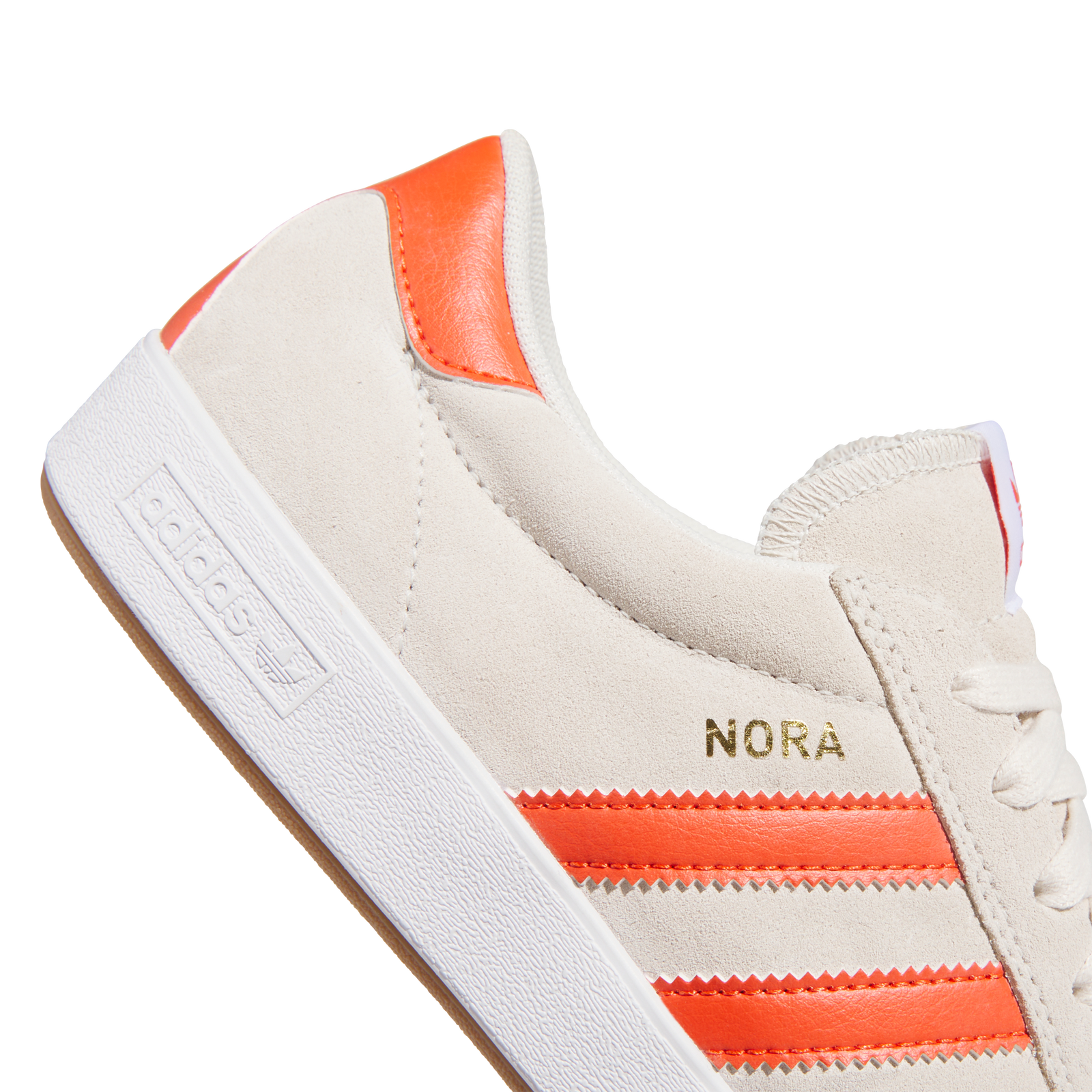 ★adidas★ Nora Wonder White Orange Adidas Nora Wonder White/Orange/Gum - Coureur Goods