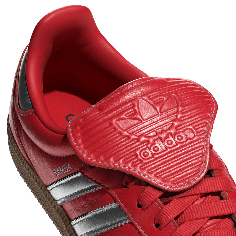 Wmns Samba LT ’Better Scarlet Silver Metallic‘