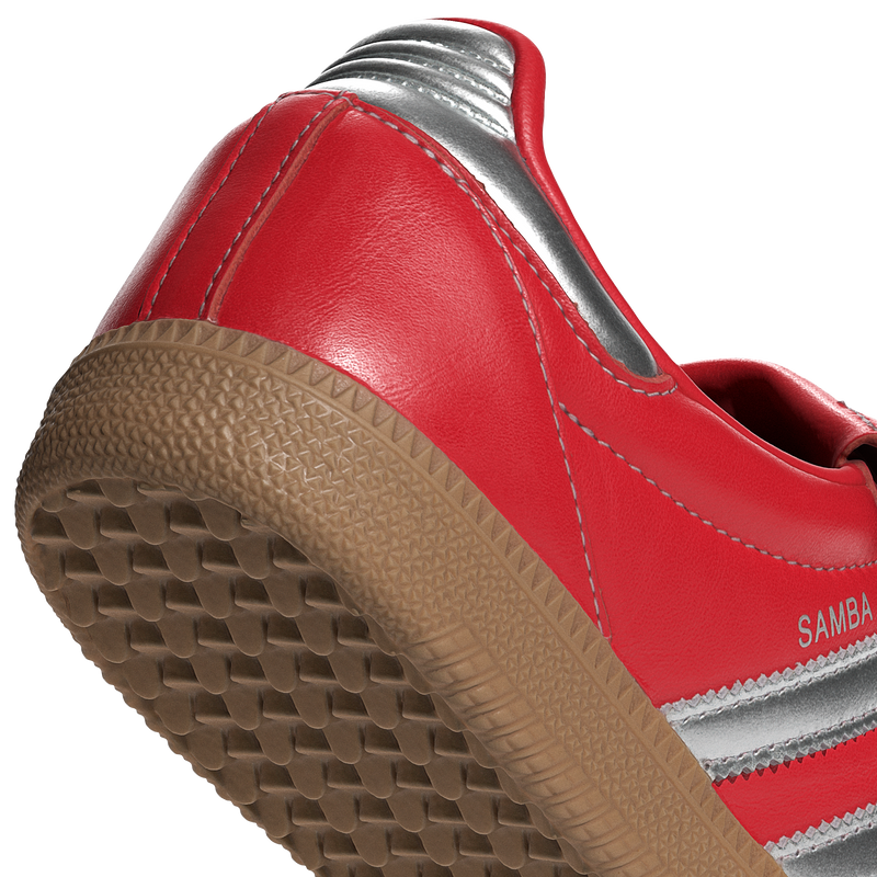Wmns Samba LT ’Better Scarlet Silver Metallic‘