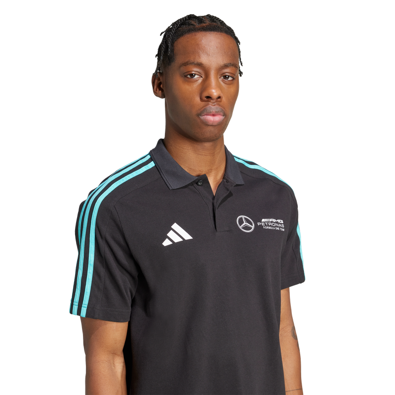 + Mercedes AMG Petronas F1 Team Dna Polo 'Black White'