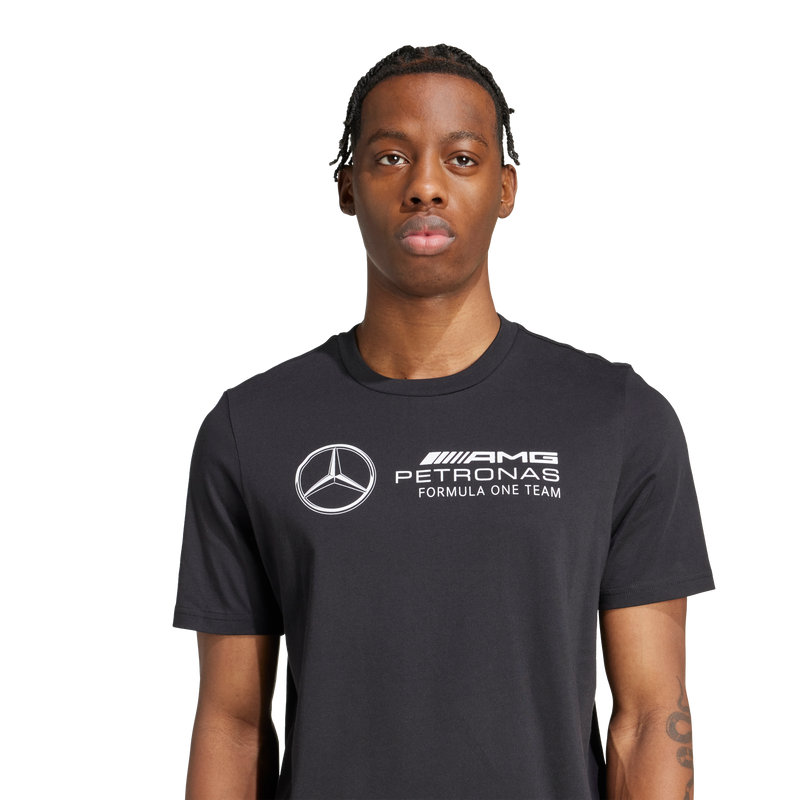 + Mercedes AMG Petronas F1 Team DNA Graphic Tee 'Black White'