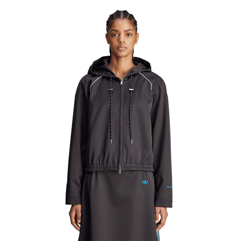+ Wales Bonner Wmns Satin Hoodie 'Black'