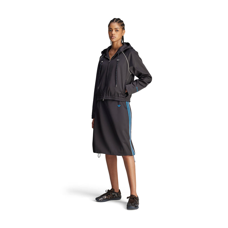 + Wales Bonner Wmns Satin Hoodie 'Black'
