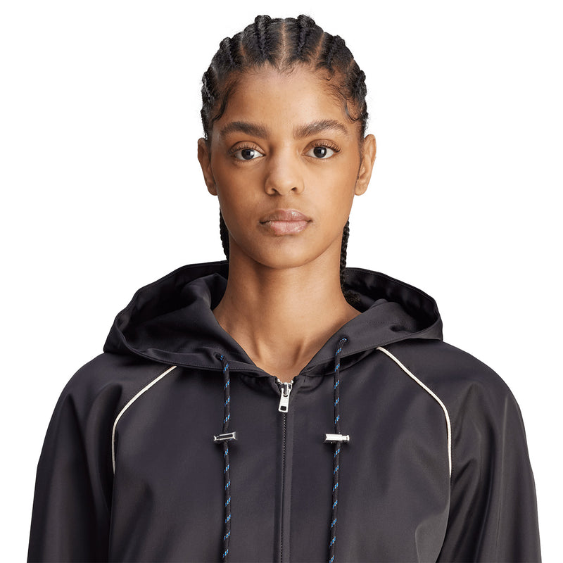 + Wales Bonner Wmns Satin Hoodie 'Black'