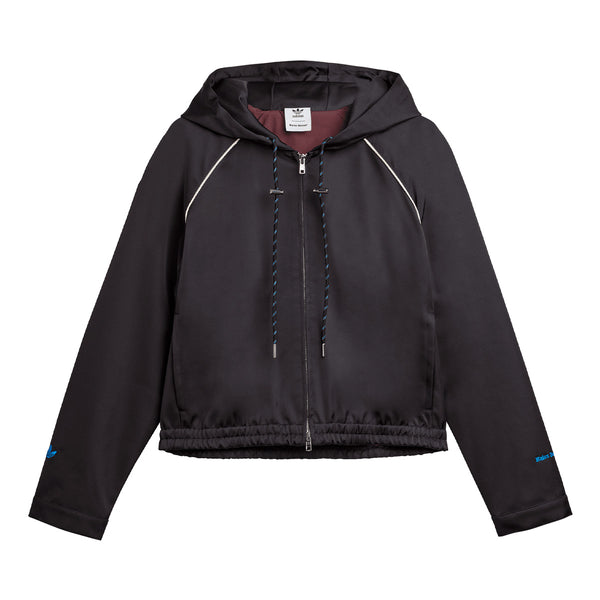 + Wales Bonner Wmns Satin Hoodie 'Black'