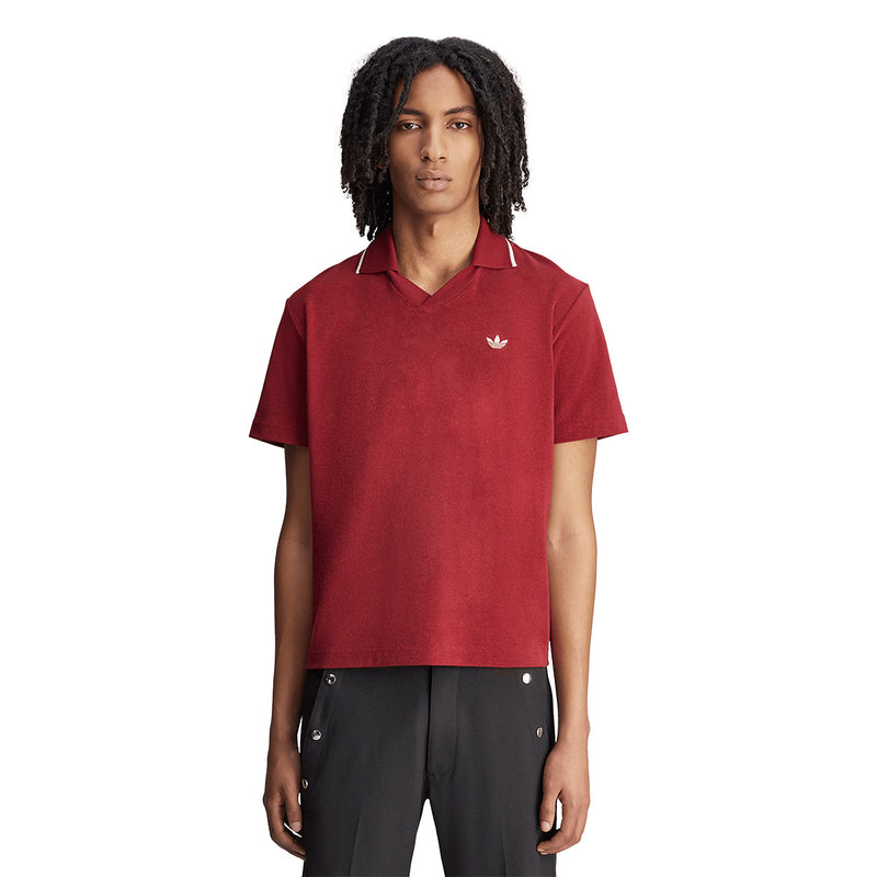 + Wales Bonner Terry Polo 'Collegiate Burgundy'
