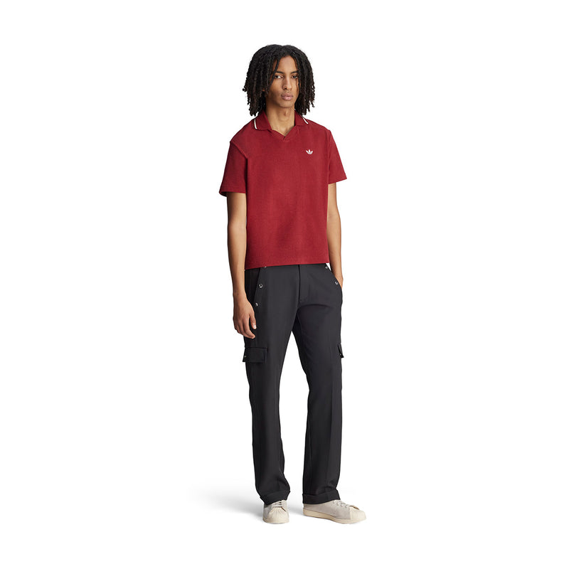 + Wales Bonner Terry Polo 'Collegiate Burgundy'