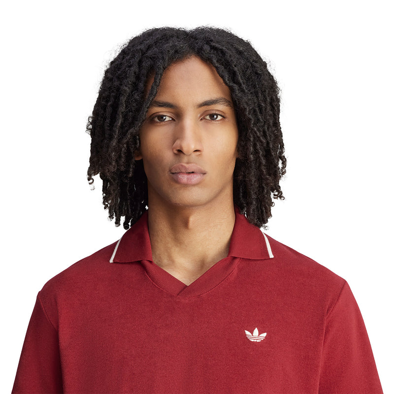 + Wales Bonner Terry Polo 'Collegiate Burgundy'