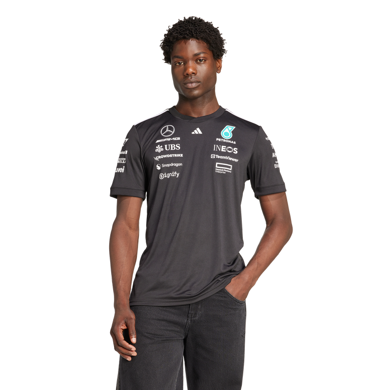 + Mercedes AMG Petronas F1 Team Driver Jersey 'Black Reflective Silver'