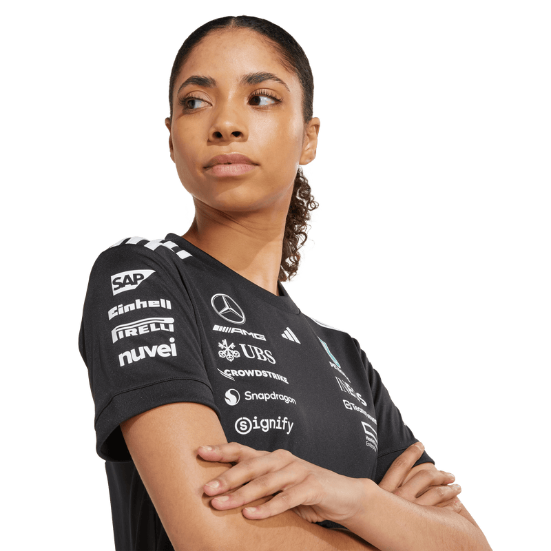 + Mercedes AMG Petronas F1 Team Driver Jersey 'Black White'