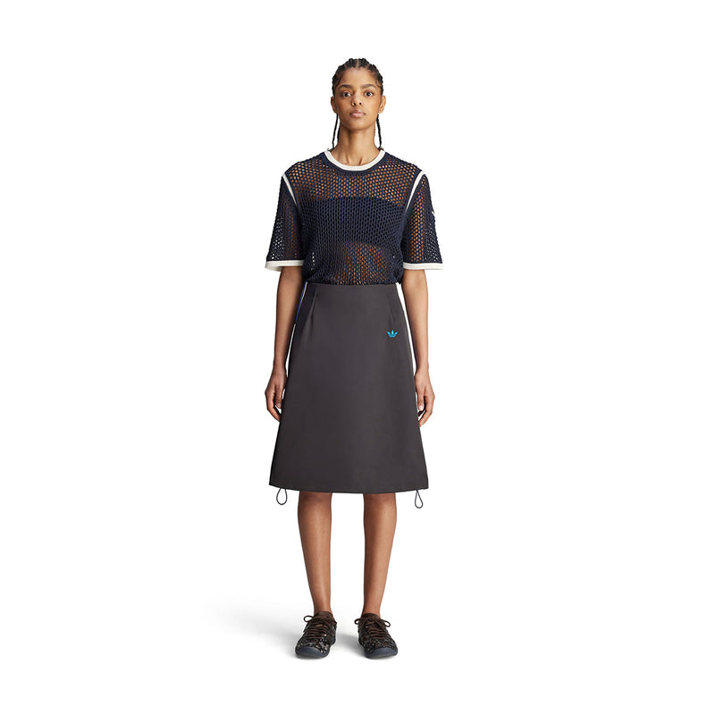 + Wales Bonner Wmns Satin Skirt 'Black'