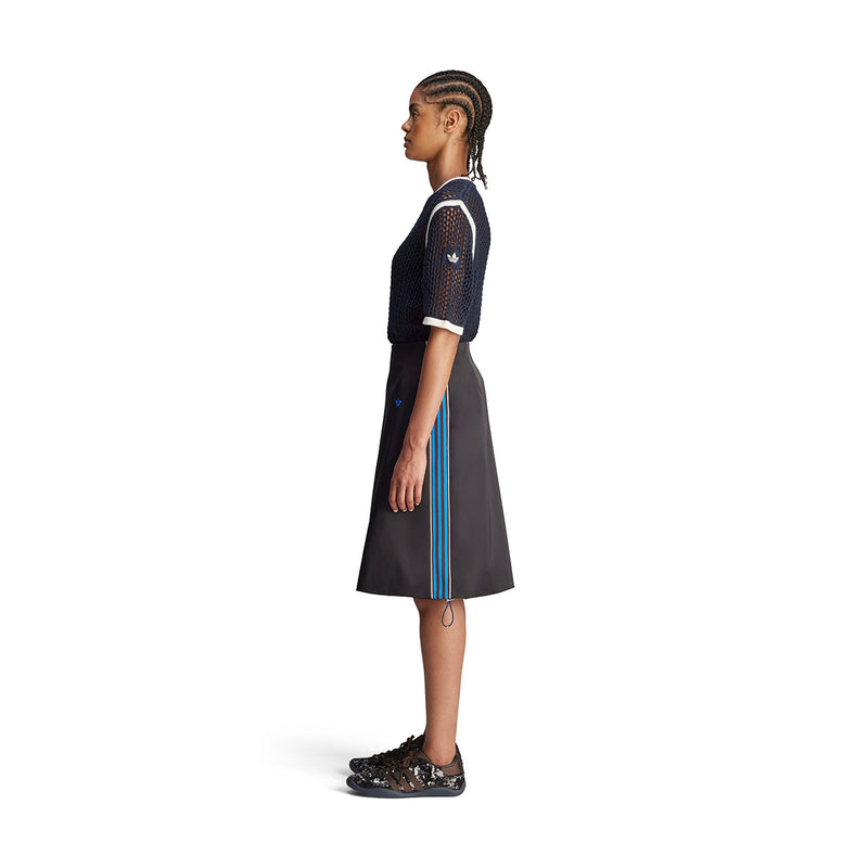 + Wales Bonner Wmns Satin Skirt 'Black'