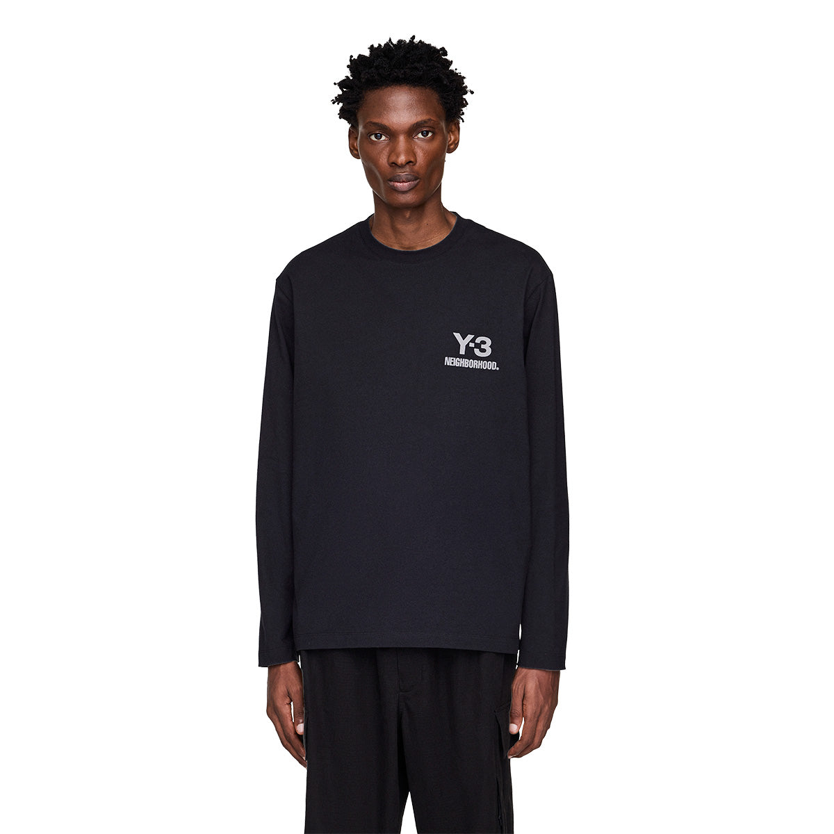 + Neighborhood Logo L/S Tee 'Black'