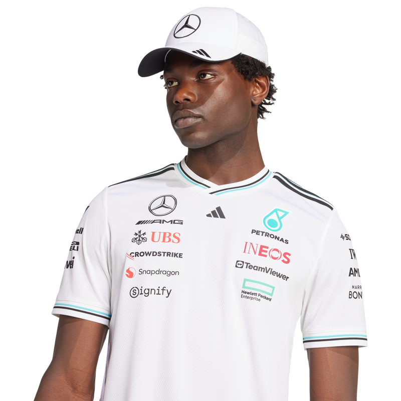 + Mercedes AMG Petronas F1 Team Driver Jersey 'White Black'