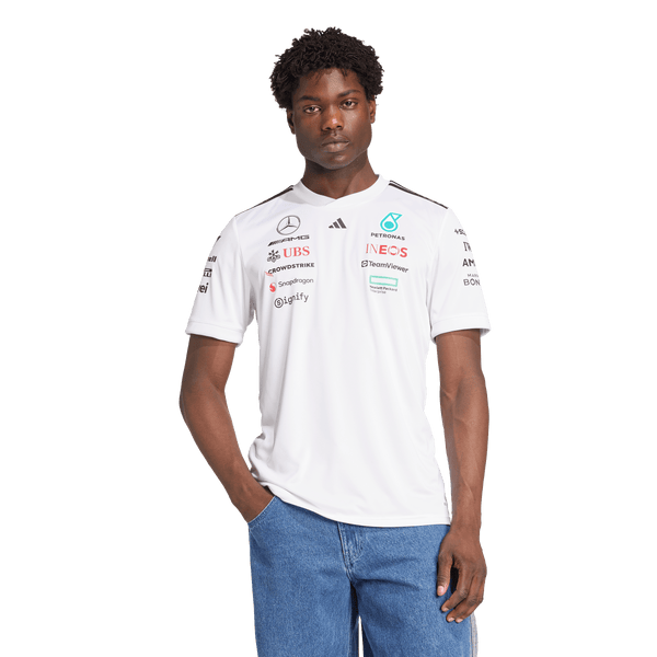 + Mercedes AMG Petronas F1 Team Driver Jersey 'White Black'