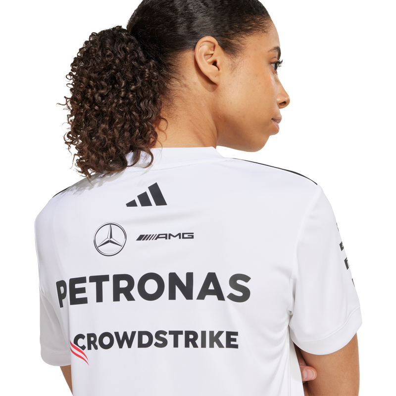 + Mercedes AMG Petronas F1 Team Wmns Driver Jersey 'White Black'