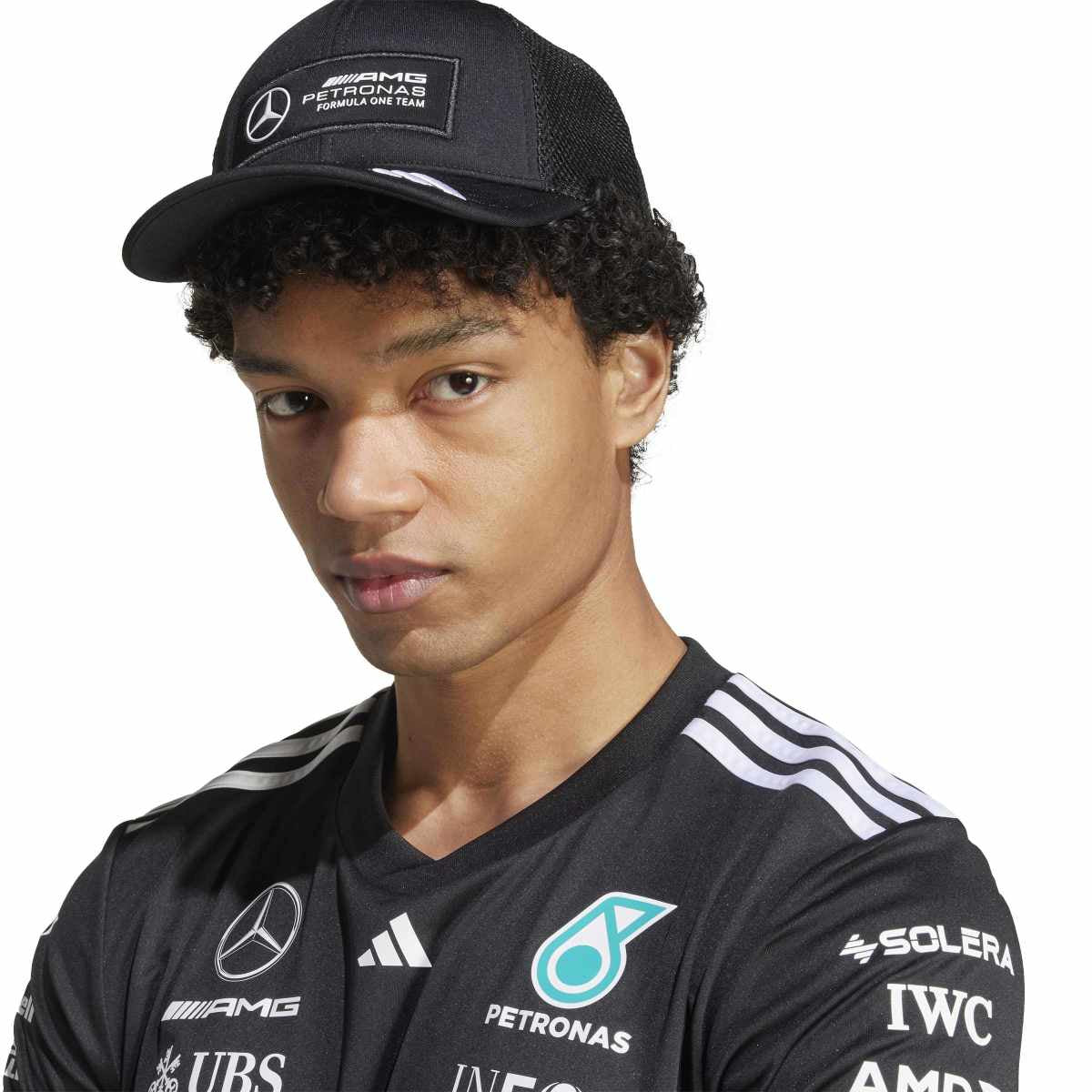 + Mercedes-AMG Petronas F1 Team Cap 'Black White'