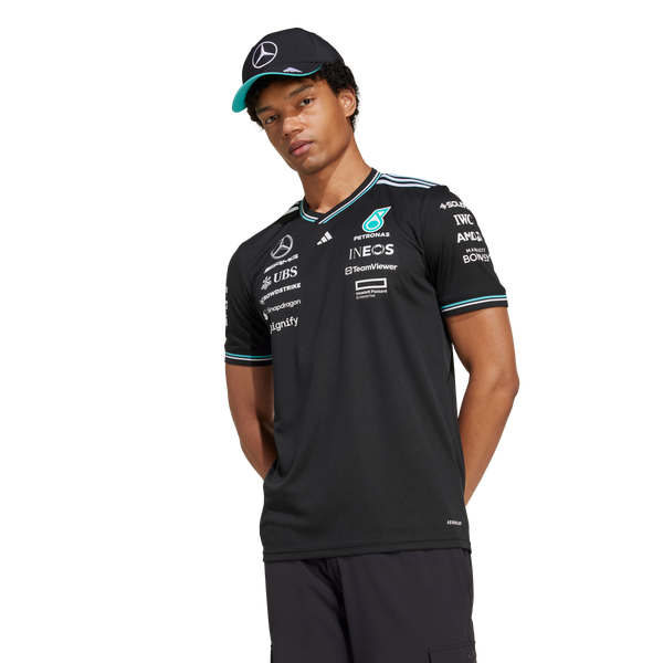 + Mercedes AMG Petronas F1 Team Driver Jersey 'Black White'